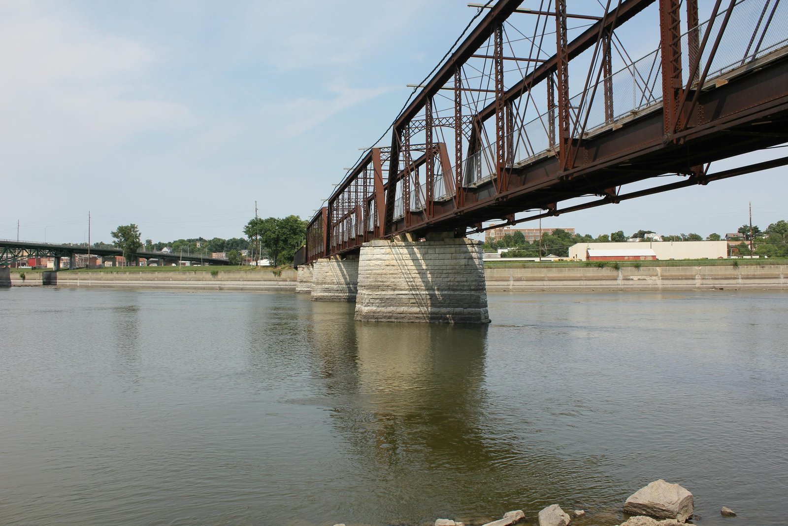 Looking north